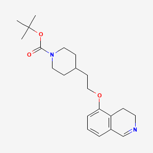 Tert-butyl 4-[2-(3,4-dihydroisoquinolin-5-yloxy)ethyl]piperidine-1-carboxylate