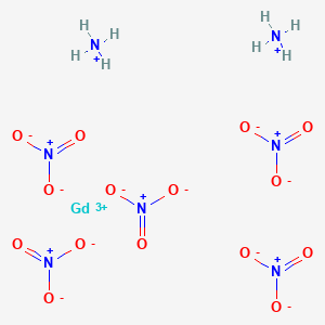 molecular formula GdH8N7O15 B12642527 Diammonium gadolinium pentanitrate CAS No. 13628-49-4