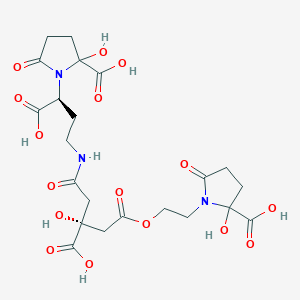molecular formula C22H29N3O16 B1264253 无色杆菌素 