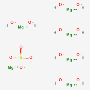 molecular formula H10Mg6O14S B12642533 Magnesium hydroxide sulfate (Mg6(OH)10(SO4)) CAS No. 124343-14-2