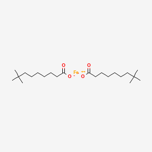 molecular formula C22H42FeO4 B12642555 Iron(2+) neoundecanoate CAS No. 93981-37-4