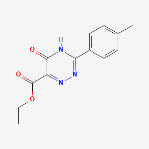 ethyl 3-(4-methylphenyl)-5-oxo-2H-1,2,4-triazine-6-carboxylate