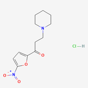 1-(5-Nitrofuran-2-YL)-3-piperidin-1-ylpropan-1-one hydrochloride