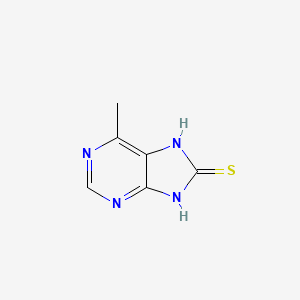 6-Methyl-7,9-dihydropurine-8-thione