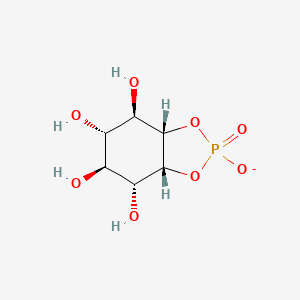 molecular formula C6H10O8P- B1264262 1D-肌醇 1,2-环磷酸(1-) 