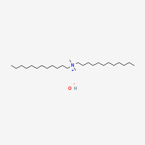 molecular formula C26H57NO B12642625 Didodecyldimethylammonium hydroxide CAS No. 23381-53-5