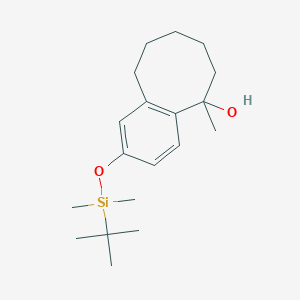 5-Benzocyclooctenol, 2-[[(1,1-diMethylethyl)diMethylsilyl]oxy]-5,6,7,8,9,10-hexahydro-5-Methyl-