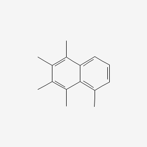 molecular formula C15H18 B12642640 Pentamethylnaphthalene CAS No. 56908-81-7