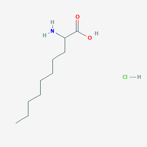 molecular formula C10H22ClNO2 B12642657 2-Aminodecanoic acid;hydrochloride CAS No. 5463-27-4