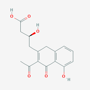 molecular formula C16H16O6 B1264272 (S)-手性醇 