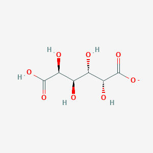 molecular formula C6H9O8- B1264278 Galactarate(1-) 