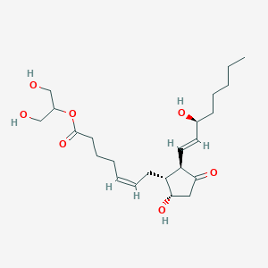 molecular formula C23H38O7 B1264279 2-甘油基-前列腺素 D2 