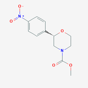 Methyl (2s)-2-(4-nitrophenyl)morpholine-4-carboxylate