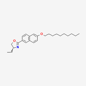 (4R)-2-[6-(Decyloxy)naphthalen-2-yl]-4-ethyl-4,5-dihydro-1,3-oxazole