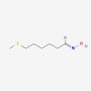 molecular formula C7H15NOS B1264289 6-Methylthiohexanaldoxime 