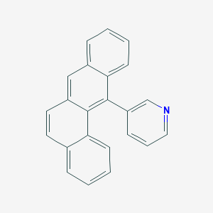 molecular formula C23H15N B12642911 3-Benzo[a]anthracen-12-ylpyridine CAS No. 7356-57-2