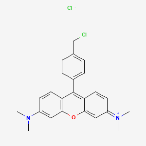 molecular formula C24H24Cl2N2O B1264296 mitoTracker Orange 