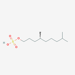 molecular formula C11H24O4S B1264307 (4R)-4,8-二甲基壬基氢硫酸盐 