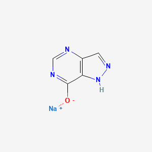 molecular formula C5H3N4NaO B1264311 Aloprim (TN) 