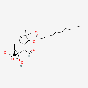molecular formula C25H34O6 B1264314 Sterelactone D 