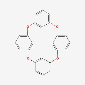 molecular formula C24H16O4 B1264315 Oxacalix[4]arene 