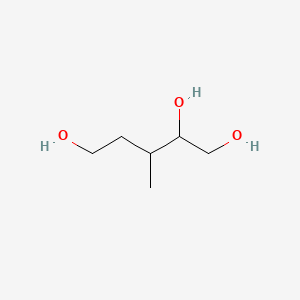 molecular formula C6H14O3 B12643212 3-Methylpentane-1,2,5-triol CAS No. 72692-98-9