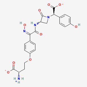 molecular formula C23H23N4O9- B1264322 isonocardicin A anion 