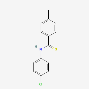 Benzenecarbothioamide, N-(4-chlorophenyl)-4-methyl-