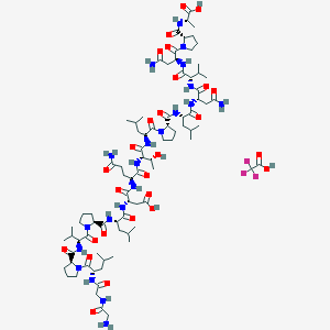molecular formula C84H136F3N21O27 B12643587 SPLUNC1 (22-39) Trifluoroacetate 