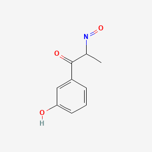 1-(3-Hydroxyphenyl)-2-nitrosopropan-1-one