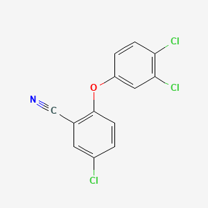 Benzonitrile, 5-chloro-2-(3,4-dichlorophenoxy)-