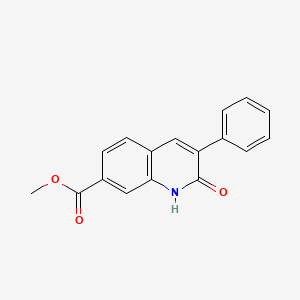 methyl 2-oxo-3-phenyl-1H-quinoline-7-carboxylate