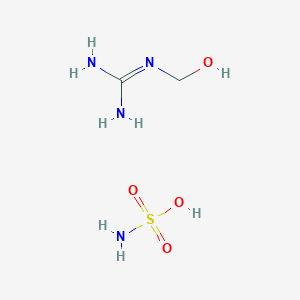 (Hydroxymethyl)guanidinium sulphamate