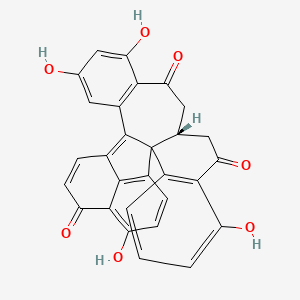 molecular formula C29H18O7 B1264380 Dalesconol B 