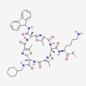 molecular formula C51H60N10O11 B1264387 Galmic 