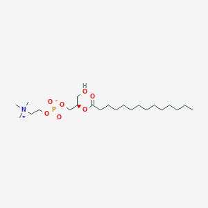 molecular formula C22H46NO7P B1264390 2-十四烷酰-sn-甘油-3-磷酸胆碱 