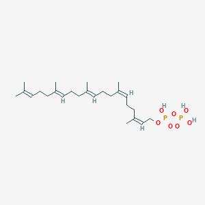 molecular formula C25H44O7P2 B1264401 Di-trans,poly-cis-pentaprenyl diphosphate 