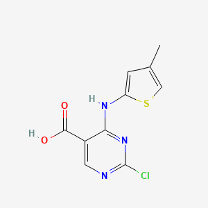 2-Chloro-4-(4-methylthiophen-2-ylamino)pyrimidine-5-carboxylic acid