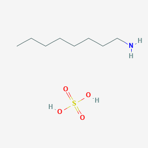 molecular formula C8H21NO4S B12644156 1-Octanamine, sulfate CAS No. 50291-62-8