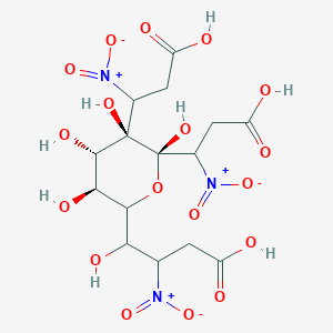 alpha-D-Glucopyranose, 1,2,6-tris(3-nitropropanoate)