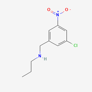 Benzenemethanamine, 3-chloro-5-nitro-N-propyl-