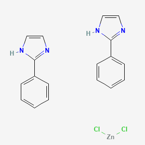 Zinc, dichlorobis(2-phenyl-1H-imidazole-kappaN3)-, (T-4)-