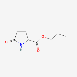 Propyl 5-oxo-DL-prolinate