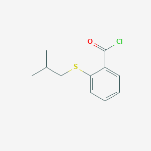 molecular formula C11H13ClOS B12644258 2-(iso-Butylthio)benzoyl chloride 