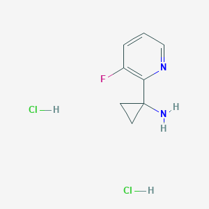 1-(3-Fluoropyridin-2-YL)cyclopropanamine 2hcl