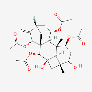 molecular formula C28H38O10 B1264436 Nervonin A 