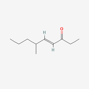 molecular formula C10H18O B12644397 6-Methylnon-4-en-3-one CAS No. 93919-88-1