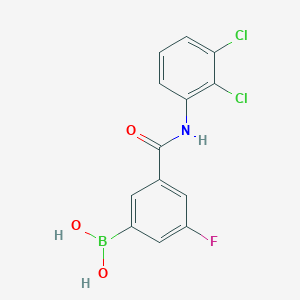 5-(2,3-Dichlorophenylcarbamoyl)-3-fluorobenzeneboronic acid