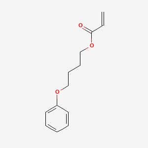 molecular formula C13H16O3 B12644544 2-Propenoic acid, 4-phenoxybutyl ester CAS No. 103969-85-3