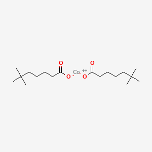 molecular formula C18H34CoO4 B12644561 Cobalt(2+) neononanoate CAS No. 93918-18-4